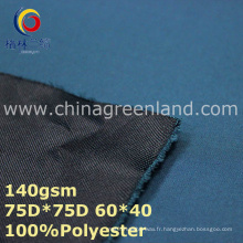 Tissu de sergé de pongee de polyester direct d&#39;usine pour des vêtements extérieurs (GLLML333)